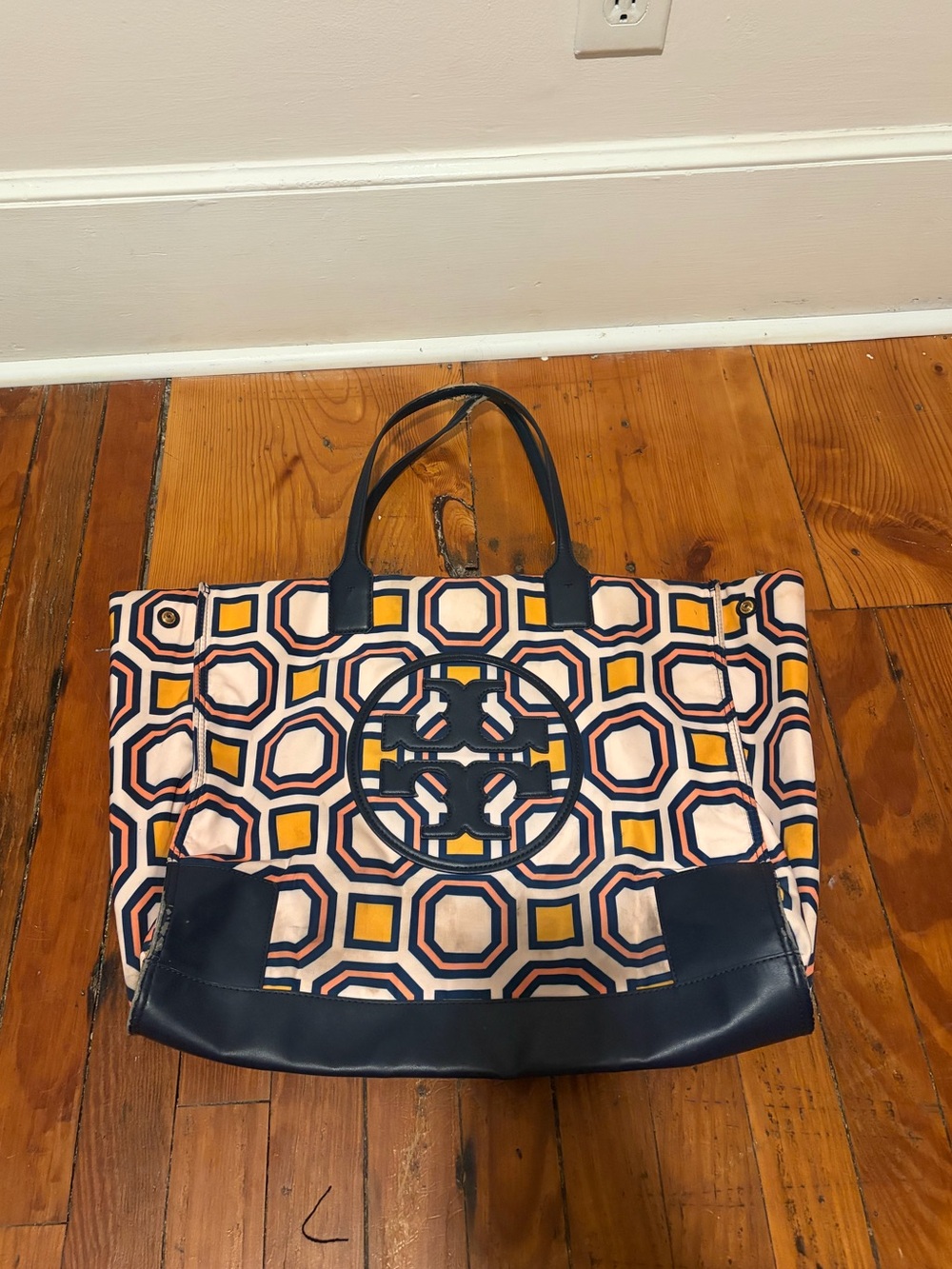 Tory Burch Geometric Print Tote Bag